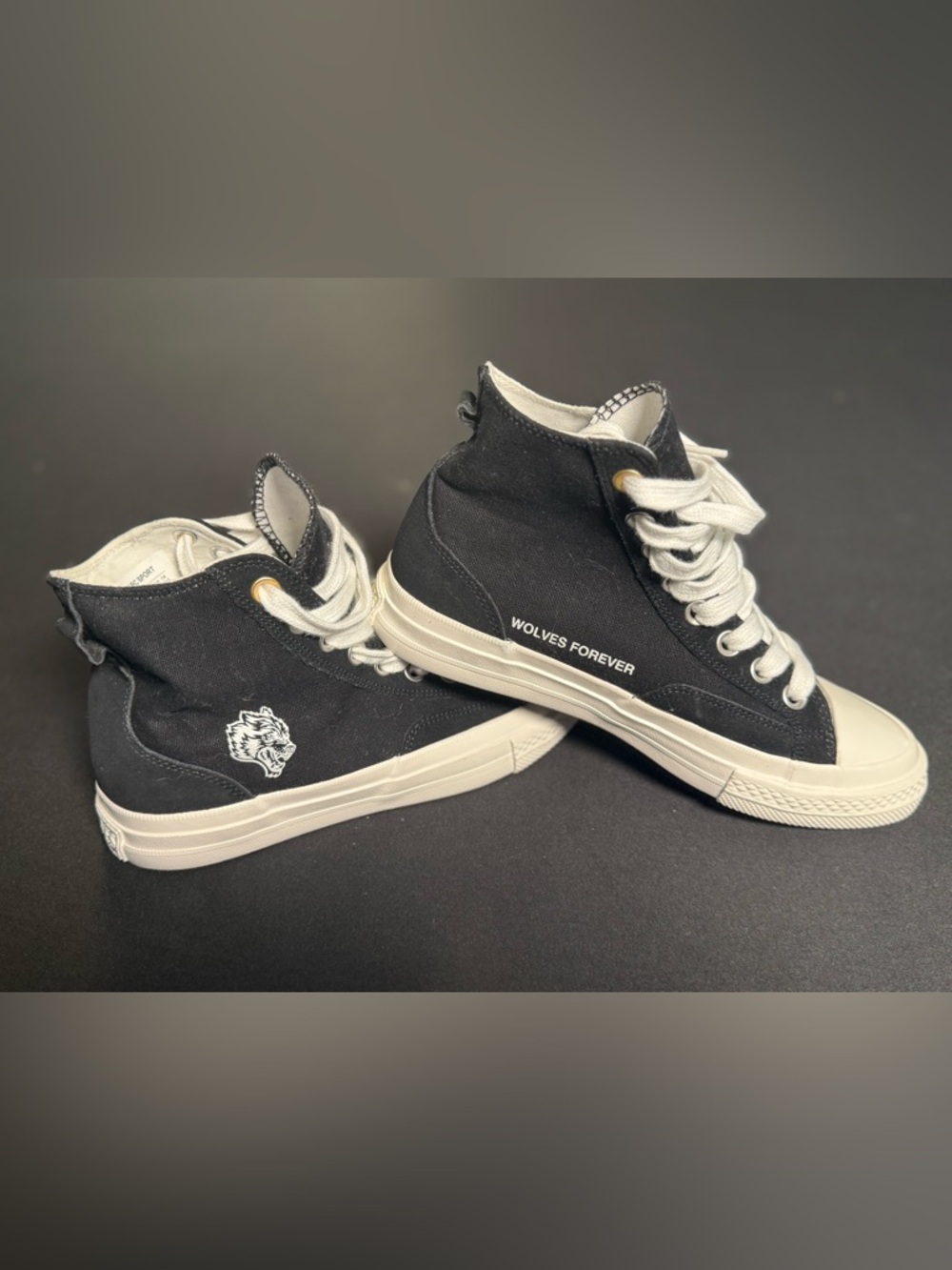 Darc Sport Black & White High-Top Sneakers